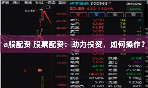 a股配资 股票配资：助力投资，如何操作？
