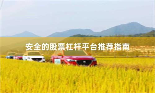 安全的股票杠杆平台推荐指南